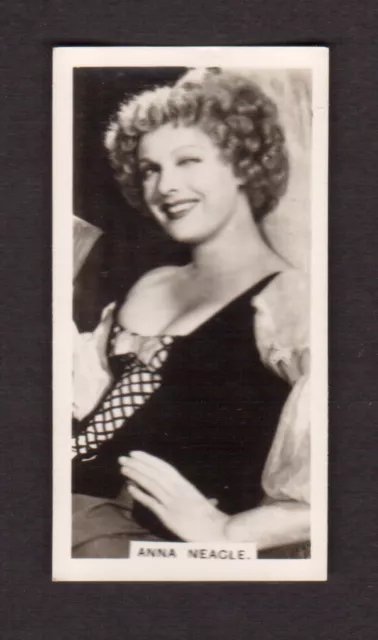 Anna Neagle 1938 Carreras Film Star Card