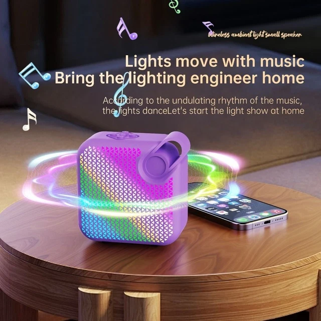 SUBWOOFER WIRELESS SOUND Box Wireless Bluetooth Speaker Travel Outdoor ...