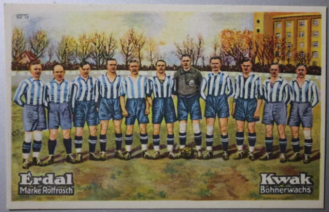 Fußball SAMMELBILD ERDAL KWAK DFB MITTELDEUTSCHER MEISTER 1928 HFC WACKER HALLE