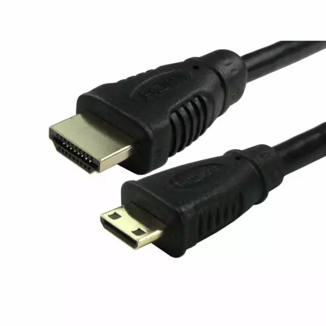 Mini HDMI to HDMI Cable Lead Male to Male Type A to Type C 1m 2m 3m 5m 10m