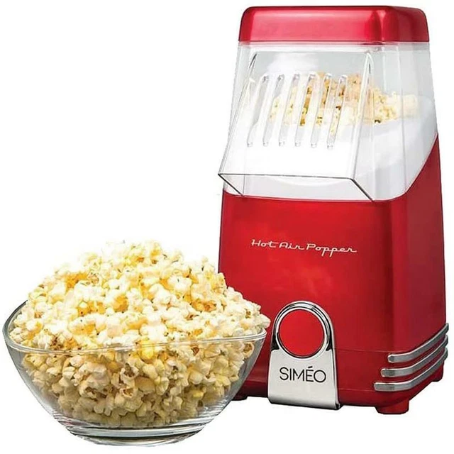 Simeo Popcornmaschine Retro Popcorn Maker Popcorn-Maschine Popcornautomat