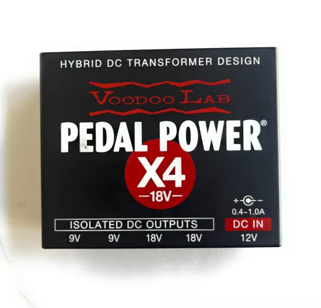 Used Voodoo Lab Pedal Power X4 Expander Kit Guitar Pedal Power Supply