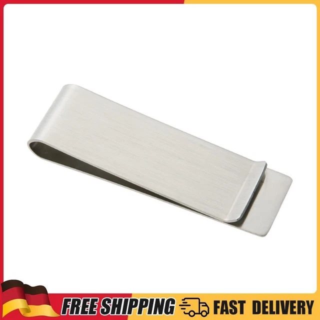 Geldklammern Set 10 Stück Edelstahl - Silberne Geldscheinklammern Für Bargeld & Karten