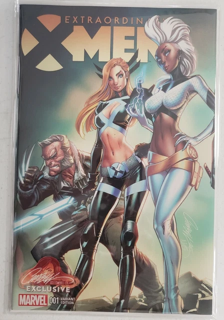 Extraordinary X-Men 1 J Scott Campbell Magik Storm Logan Marvel 2015