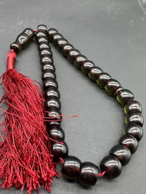 Beautiful Old Islamic Ancient Natural Sandalos Rosary Tasbhi Beads