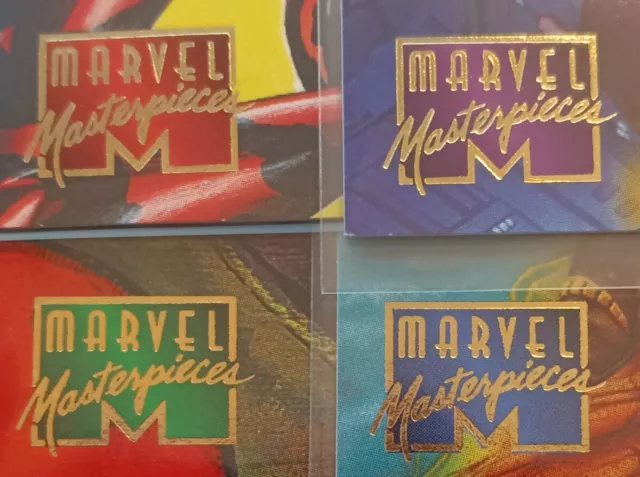 1995 Marvel Masterpieces Base card single you pick choose finish your set