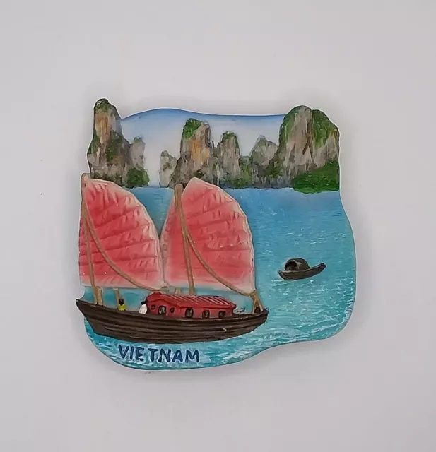 Magnete Calamita Resina Frigo  Souvenir Fridge Magnet Vietnam