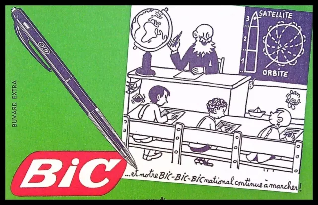 Buvard Publicitaire, Et Notre BIC-BIC-BIC national continue à marcher