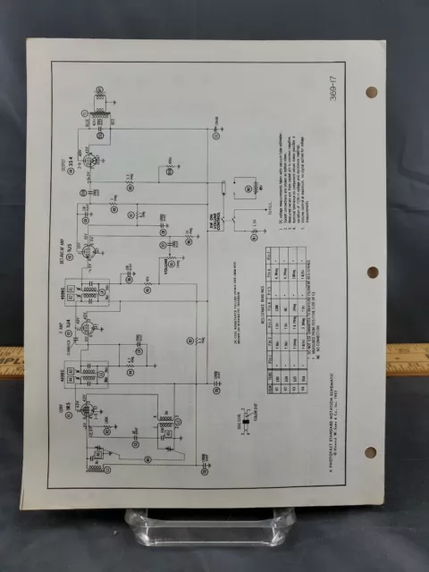 Sams Photofact Repair Service Parts Manual For Packard-Bell Radio Model 4RB1 3