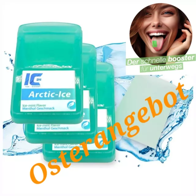 3 × Arctic-Ice   90 Mentholkick      Blättchen  gegen Mundgeruch