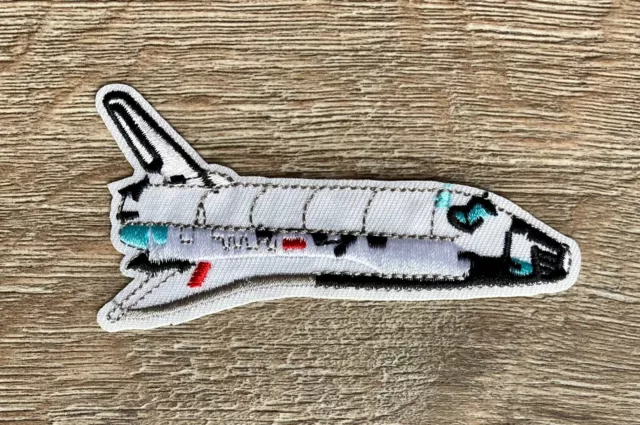 Raumschiff Patch Aufnäher Bügelbild Space Shuttle NASA Raumfahrer Astronaut