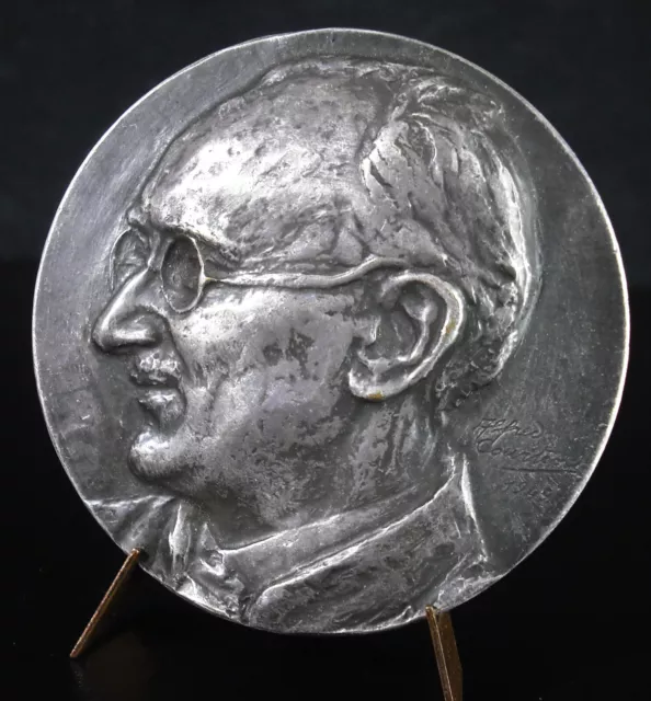 Medaille René Marcq Rechtsanwalt Recht Kanzlei Brüssel Belgien 1949 Alfred 3