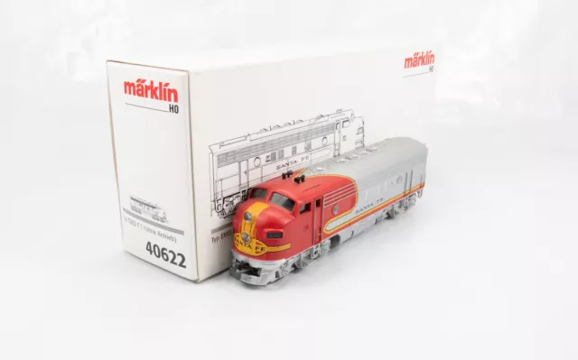 Märklin 40622 US-Diesellok EMD F7 A-Unit der AT & SF Ep IV,  Sehr guter Zustand