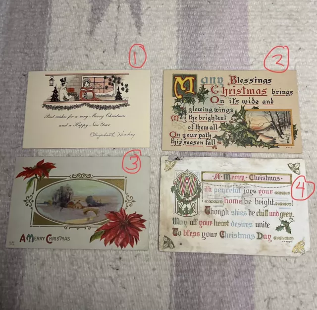 Vintage Antique Paper Cards Ephemera Lot 3