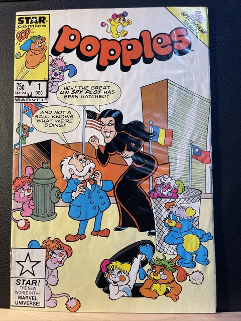 Marvel Comics Group Popples December 1986 Volume 1 Issue No 1