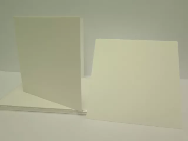 20 X Acuarela Tarjetas de Felicitación en Blanco Simple Plegables 300gsm