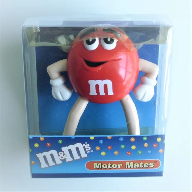 M&Ms RED "Motor Mates" Vehicle Dashboard Stand, Antenna Topper or Mirror Dangler