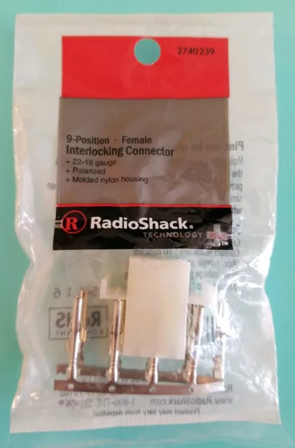 NOS! RadioShack 9 Position Female Power Connector 2740239 *FREE SHIPPING*