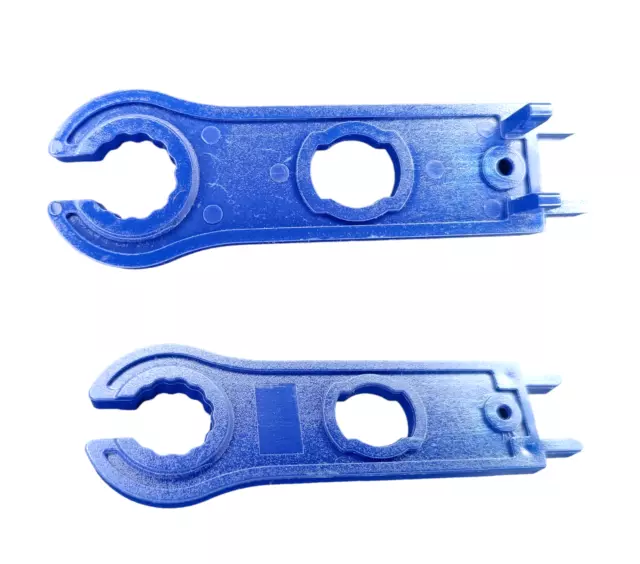 Schlüssel für MC4 Montage Werkzeug Stecker Buchse Photovoltaik Solar Blau