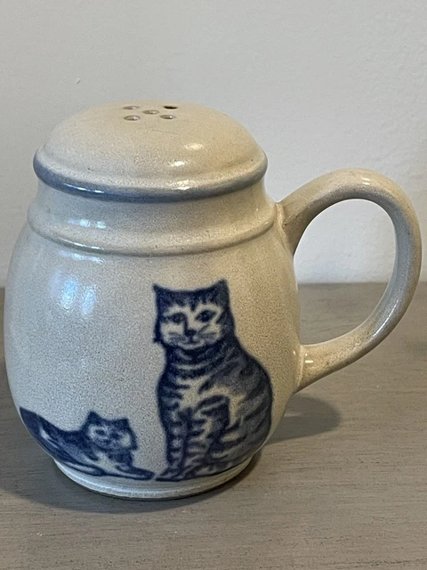Vintage TAKAHASHI Art Pottery Glaze Salt Shaker