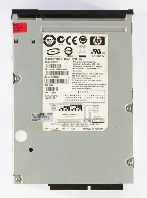 HP StorageWorks Ultrium 448 - Lecteur de bandes magnétiques - LTO Ultrium (200 Go / 400 Go