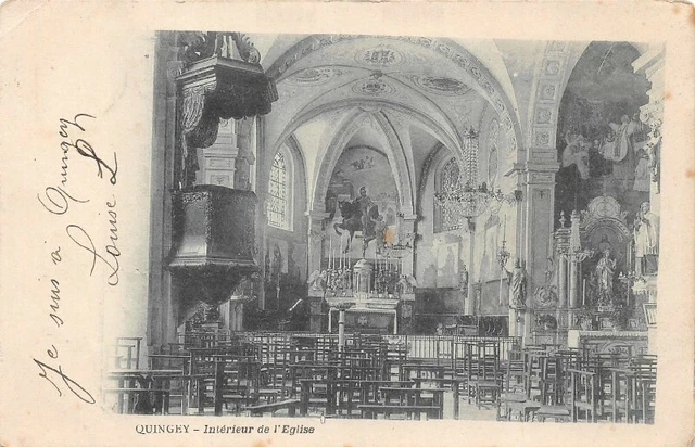 QUINGEY- Intérieur de l'Eglise - DOUBS