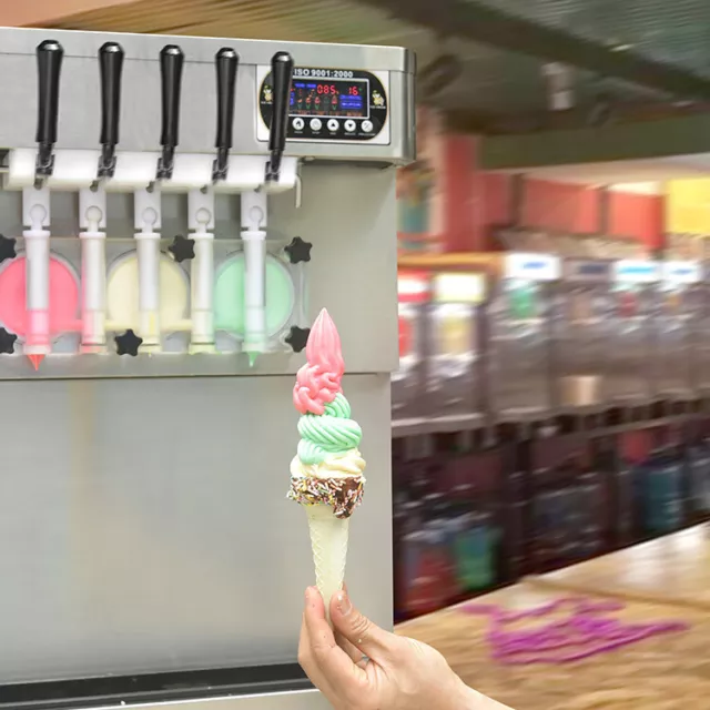 Kolice Commercial 5 flavors soft soice cream machine, yogurt ice cream maker 3
