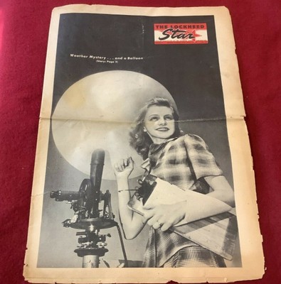 &amp;THE LOCKHEED STAR&amp; - Official Lockheed Newspaper August 23, 1944 £18.19 - PicClick UK