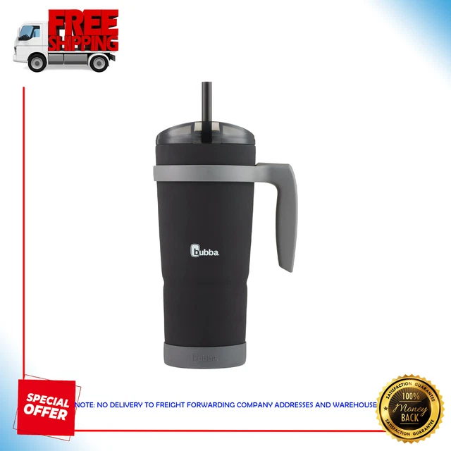 bubba Envy S Stainless Steel Tumbler with Handle in Black, 32 fl oz.
