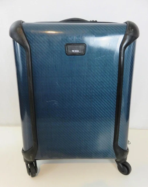 Tumi Tegra-Lite Continental Carry-On Case #028101 Spinnner Indigo 20" GUC