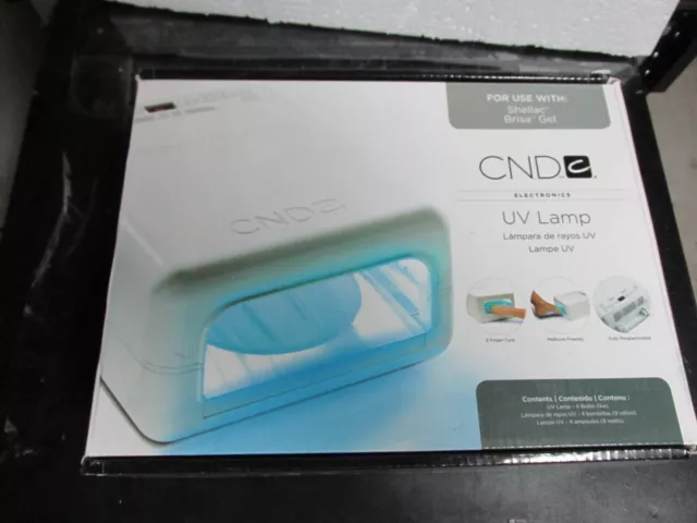 CND UV Lamp 240 Volt for CND Shellac and Brisa Gel (CND08202) - Brand New