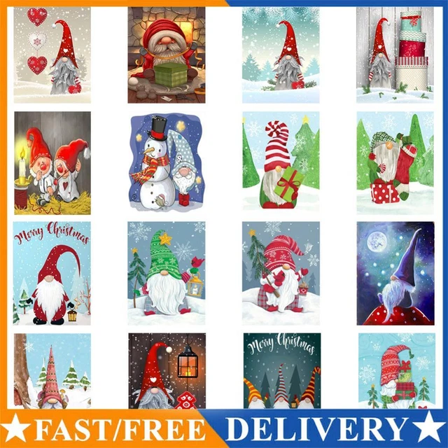 40x50cm Paint By Numbers Gnome Oil for Adults Children Room Home Wall Decor Gift