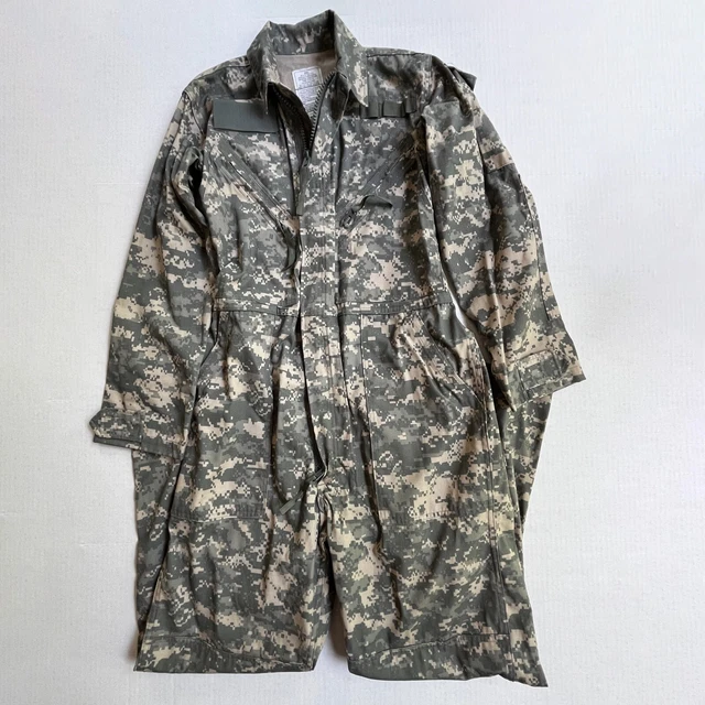 Army Universe Mens Woodland Camo Tactical US Air Force Style Paintball Flight Suit Coveralls Camouflage Flightsuit Patch