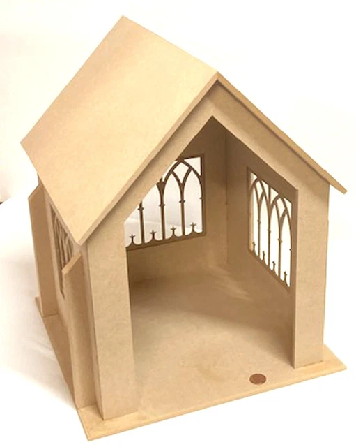 DOLLS HOUSE CHURCH Wooden Flatpack Altar Kit Tumdee 112 Scale