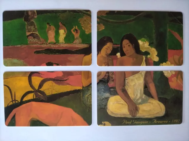 Schede Telefoniche Serie "Gauguin" Nuove 3 Con Ocr NON Perfetti [Entra E Leggi]