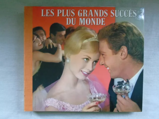 Rare coffret album de 10 vinyles 33 tours  " Les plus grands succès du monde "