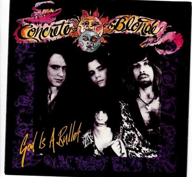 CONCRETE BLONDE GOD is a Bullet AUSSIE 7" w/PS ALTERNATIVE POP ROCK 7.