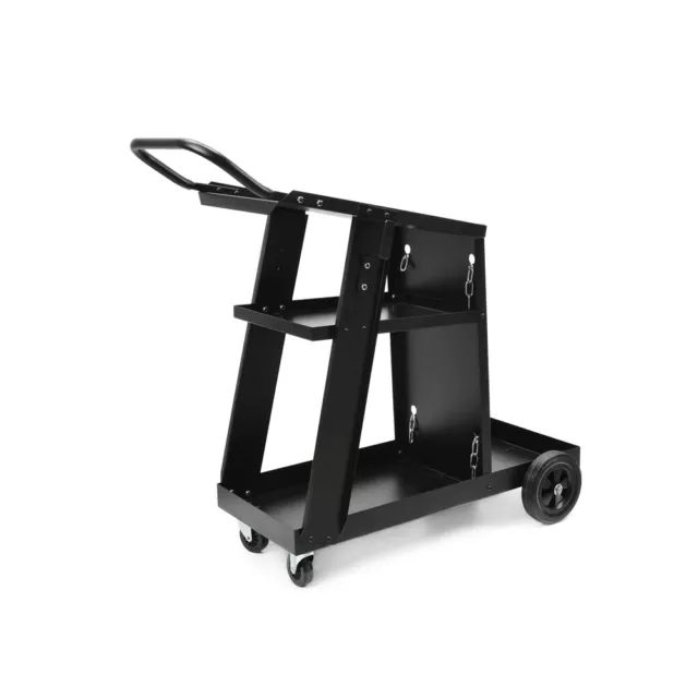 Carrello Per Saldatura Mobile Trasporto Saldatrice 3 Ripiani Porta Bombola Geko