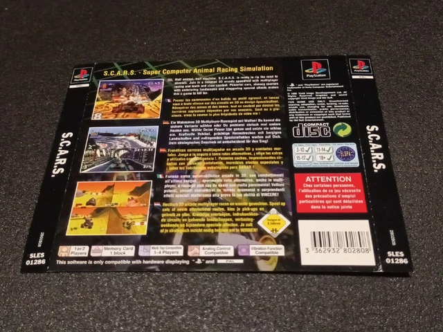 Jaquette Arrière PS1 - Ronin Blade / Gran Turismo - État Correct