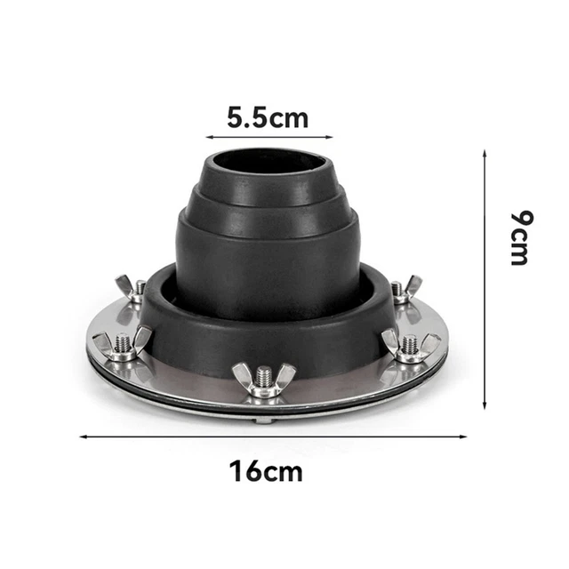 YUANGANG Tent Stove Vent Fire Resistant Round Hole Base, Silicone Tent