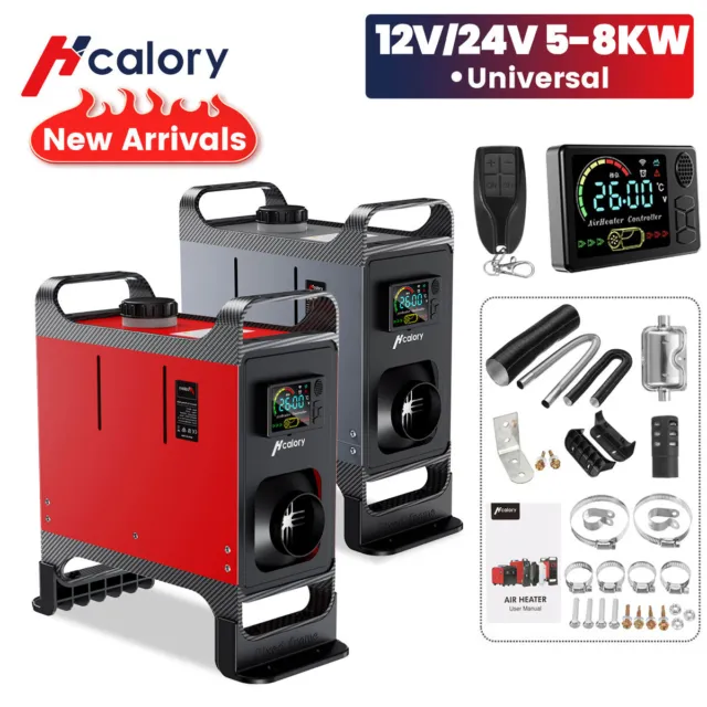 HCALORY 5KW-8KW ALL In One Portable Parking Diesel Air Heater 12V For  Indoor Car £162.99 - PicClick UK