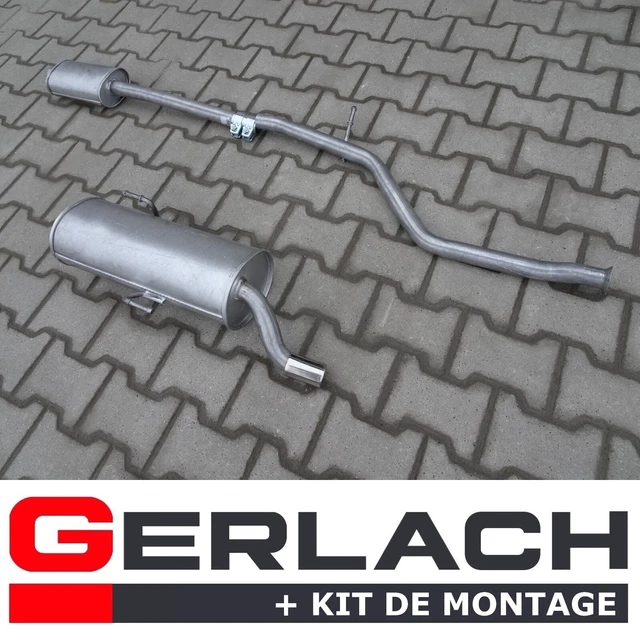 Ligne D'échappement Complète Pour Peugeot 206 CC 1.6 16V (2000-2005) - Neuf Avec Garantie