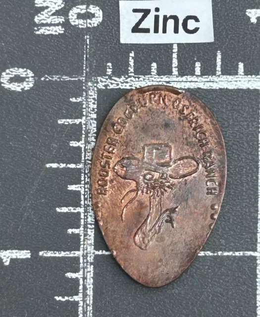 Rooster Cogburn Ostrich Ranch Picacho Peak Arizona AZ Elongated Pressed Penny