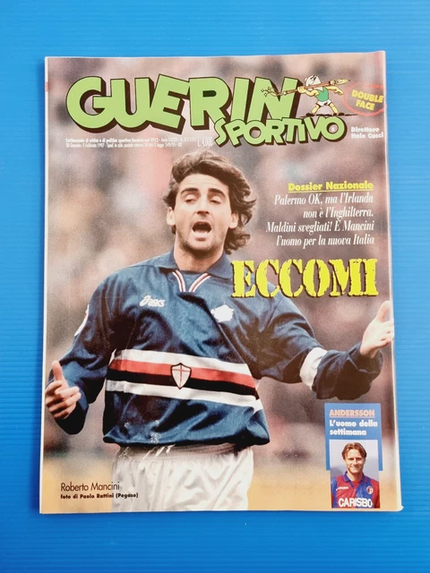 Revue Guerin Sportivo 41-1997 – Inzaghi, Del Piero, Baggio, Di Canio – Vintage