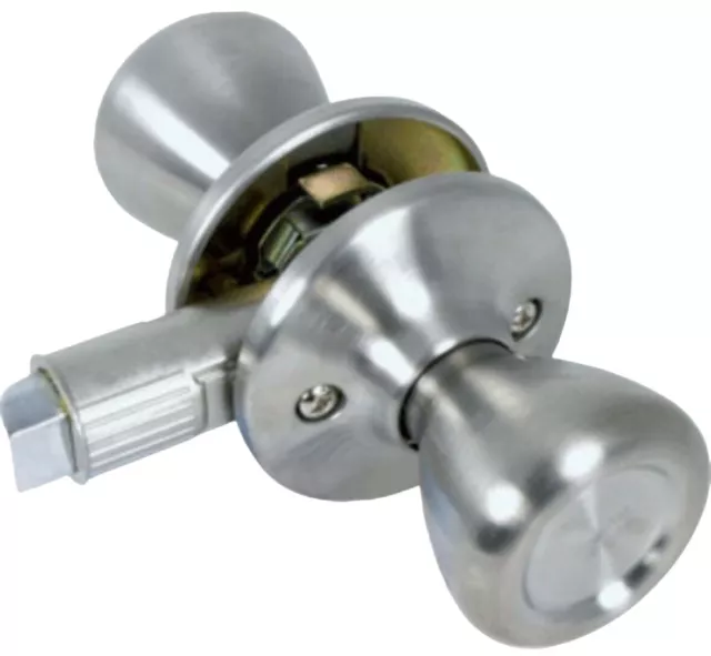 Mobile Home/RV Interior Door Passage Knob, Brushed Nickel