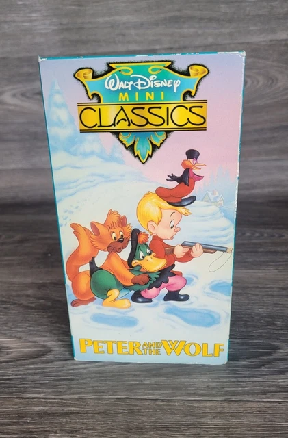 PETER AND THE Wolf VHS Walt Disney Mini Classics Vintage EUR 11,21 ...