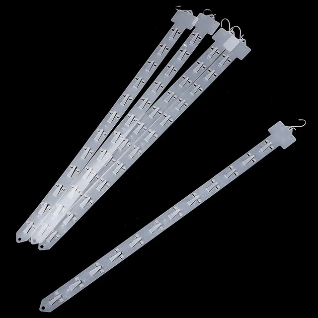 Supermarket hanging strip 12 hanging plastic food transparent hook Y3