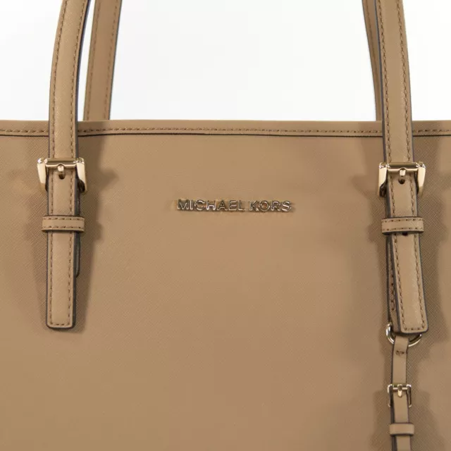 Michael Kors Camel Saffiano Leather Medium Multifunction Travel Tote Bag NWT 2