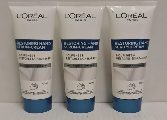 L'oreal Restoring Hand Serum-Cream 100Ml X 3 Or 6 Tubes