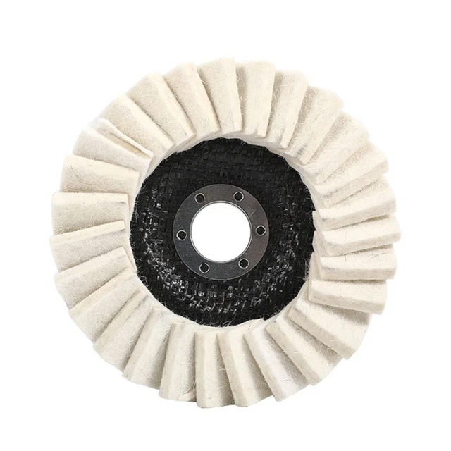 Wheel Mirror Surface Buffing Impeller Sanding Pad Flap Felt Polishing Discs